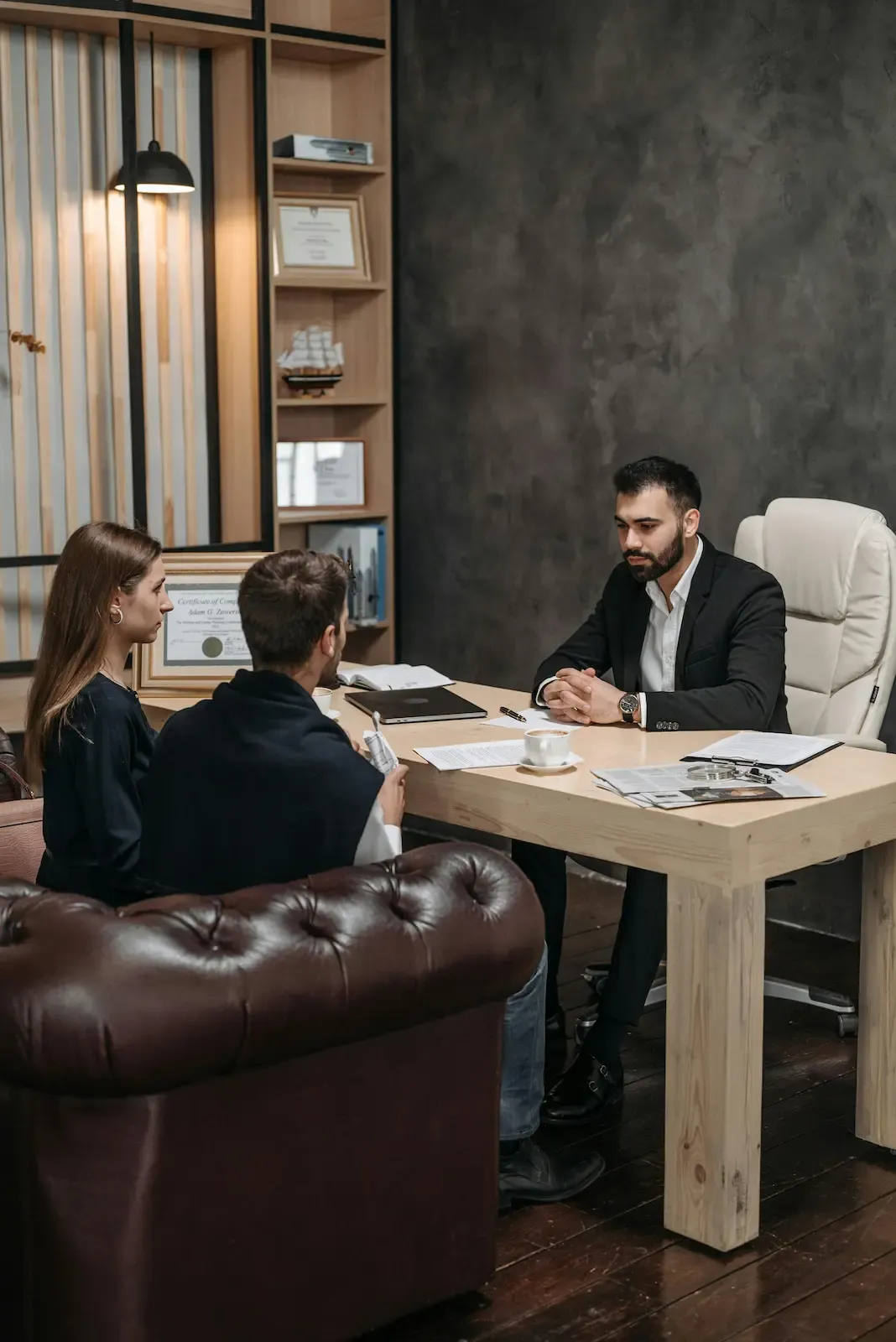 A client consultation at Edmonton Top Law
